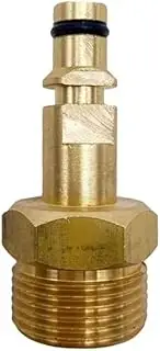 1Pc Gold M22 Adapter High Pressure Washer Hose Adapter Pressure Pipe Quick Connector Converter Fitting for K Series Pressure Washer， Pressure Replacement Parts and Accessories