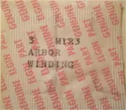Elgin M123 - Part 3 – Winding Arbor - Factory Watch Replacement / Repair Part