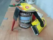 BERGER 5 LITRE + BRUSH& PADS PREM WATER-BASE FOR TIMBER&DECKING NATURAL colour