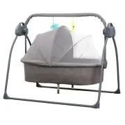 Putybudy S-C901 Foldable Electric Baby Bassinet Baby Swing Bed Bedside Sleeper B
