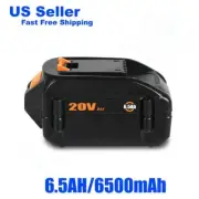 Lizone 6.5Ah High-Capa for WORX WA3520 20V PowerShare 2.0 Ah Replacement Battery