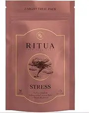 Ritua Stress Support Supplement with Saffron, Ashwagandha, Lemon Balm and Reishi, 14 Capsules, 7 Day Supply