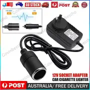 240V Mains Plug to 12V Socket Adapter Car Cigarette Lighter Power Converter