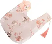 [Gatuida] Japanese Embroidered Knot Wristlet Bag Portable Pouch Purse Tassel Unique Design for Special Occasions and Everyday Essentials