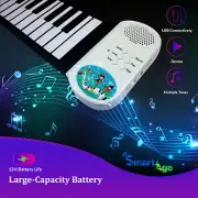 Key Electronic Roll Up Piano Keyboard Folding Rechargeable Bluetooth Portable