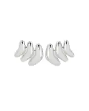 Ettika Metal Moderna Stud Earrings