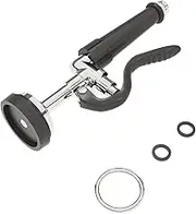 Pre Rinse Sprayer Commercial Sink Sprayer Head, 1.42GPM Restaurant Spray Valve Dish Sprayer Nozzle with Ergonomic Handle, Commercial Faucet Parts for Commercial Kitchen Sink, Chrome Finished(Gray)