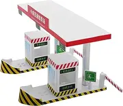 SOPOTUTU Educational Highway Toll Station Playset for Boys Traffic Discovery Toy Set