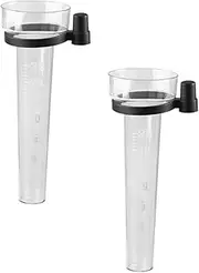 Kisangel Single Type Rain Gauge Plastic Cup Outdoor Rainwater Measurement for Garden Sprinkler