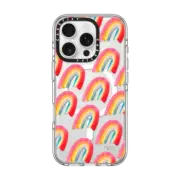 iPhone 16 Pro Clear Case MagSafe Compatible RAINBOWS by samantha hahn