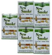5 PKS NEW SMOKE Cigarette Filters = 300 Filters - Lowers Nicotine Nic Out & Tar