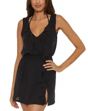 Becca by Rebecca Virtue Breezy Basics Ruffled Dress Cover Up