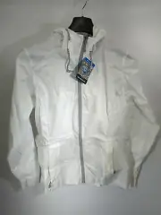 Columbia Women's Proxy Falls Rain Protection Jacket Size Medium White NWT