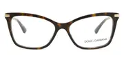 Dolce & Gabbana DG3393 502 Women’s Glasses Tortoiseshell Size 54 - Private Health Rebate - Blue Light Block Available