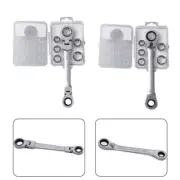 Chrome Vanadium Steel Ratchet Combination Spanner Set Convenient and Efficient