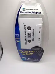 Wireless Gear Universal Audio Cassette Adapter for Car Stereo Sound New