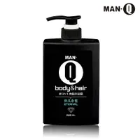 在飛比找PChome24h購物優惠-MAN-Q 2 in1非凡永恆洗髮沐浴露600ml