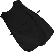 [BESTYASH] Men's Barber Cape Hair Cutting Smock with Pockets Stylist Apron for Salon Black