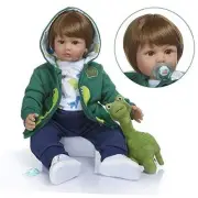 Realistic Looking 24inch 60cm Reborn Toddler Fridolin Soft Silicone Bebe Doll