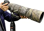 Rolanpro Camoflage Lens Protector for Sony FE 200-600mm F5.6-6.3G OSS Coat Lens Protective Sleeve Case-#49 Grass Waterproof
