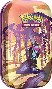 Pokémon TCG: Scarlet & Violet—Shrouded Fable Mini Tin – Munkidori (2 Booster Packs & 1 Sticker Sheet)