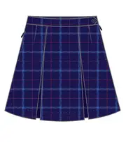 Snr Blue/Red Check Skirt