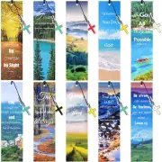 20 Pcs Christian Bookmarks Bible Verse Religious Scripture Bookmarks