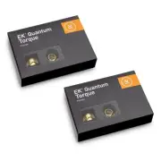 EKWB EK-Quantum Torque STC-10/13 Fitting, 10/13mm (3/8" ID, 1/2" OD), Gold, 12pk