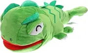 Funny Lizard Hand Puppet Plush for Early Learning Storytelling and Imagination Finger Puppet for and Safe