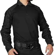 [EMERSONGEAR] Men's Tactical Shirt, Gen3 Airsoft Combat Army Paintball Quick-Drying Long Sleeve BDU T-Shirt Top