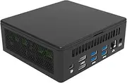 Mini PC Windows 11 or Linux Ubuntu, 12th Generation Intel 12 Cores I7 1260P, Desktop Computer, HUNSN BA04f, Type-C, Mini DP, 2 x HDMI 2.0, 4 x Display Support, TPM2.0, 32G RAM 256G SSD