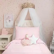 ZenKitch 4 Piece Toddler Bedding Set, Ultra Soft Toddler Comforter Sets Include Comforter, Fitted Sheet, Flat Top Sheet and Pillowcase, Bed in A Bag for Baby Bedroom (Pink)
