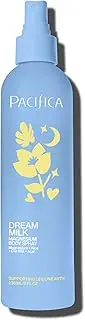 Pacifica Dream Milk Magnesium Spray for Sleep & Relaxation - Natural Magnesium Body Mist Infused with Lavender, Chamomile & Essential Oils, Vegan & Cruelty-Free, Clean Beauty, 4 fl oz