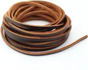 LolliBeads ™ Heavy Duty Strong 4 mm Genuine 4 5yard, Flat_dark_brown