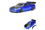 PROTOform 1/7 Nissan Skyline R34 Pnted Bdy Blue Infract6S PRM158413 Car/Truck Bodies Wings Decals