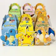 20x Pokemon Pikachu 2024 Lolly Loot Bag Box. Cake Bunting Cupcake Banner Flags