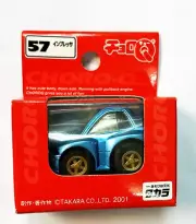 Takara Choro Q No.57 Pull Back Car SUBARU IMPREZA (Plastic Made)