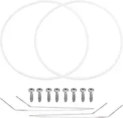 Antoble Dishwasher Repair Kit - Pump Pot Seal for Bosch, Siemens, Neff - Diameter 182 mm - Pack of 2