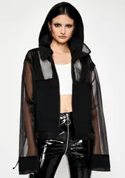 Noir Dance Trance Hooded Jacket