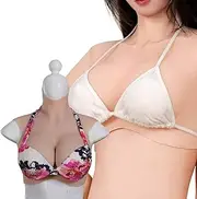 [CRODRES] Silicone Breastplate C-E Cup Realistic Fake Breast Forms Crossdresser Fake Boobs for Transgender Cosplay