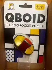 NEW QBOID BRAINTEASER - Brainwright - The 1-2-3 Pocket Puzzle