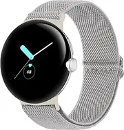 [Tobfit] Stretchy Band Compatible with Google Pixel Watch 2 Band/Google Pixel Watch Band for Women Men, Solo Loop Straps Elastic Braided Wristbands Replacement for Google Pixel Watch Bands