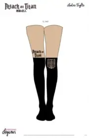 Attack on Titan Scouting Legion Emblem Ladies Tights