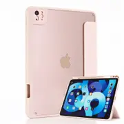 Magnetic Detachable Case For iPad12.9inch (2018/2020/2021) Trifold Stand Cover-Pink