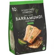 Ocean Chef Salt Water Barramundi Portions 1kg