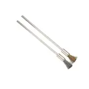 Wire Brushes Pen Shape Bristle Wire End Brush 100mm 5PCS Brass Brush Long Handle