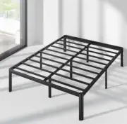 ZINUS Van 16 Inch Metal Platform Bed Frame / Steel Slat Support / No Box Spring