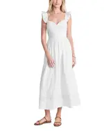 Vineyard Vines Cotton Textured Clip Dot Dress