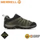 【MERRELL 美國 男 ALVERSTONE 2 GORE-TEX 防水輕量越野健行鞋《墨綠》】 ML037321