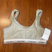 Calvin Klein Girls Cropped Bralette,Sz L (10-12) NWT